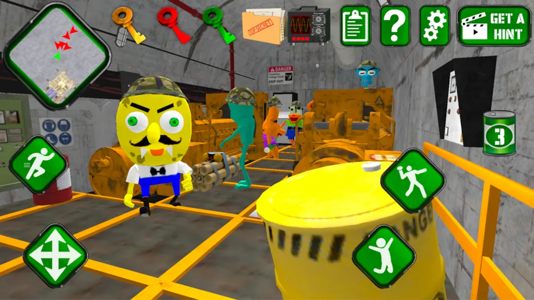 Sponge Area 51. Neighbor Alien  [МОД Много монет] Screenshot 5