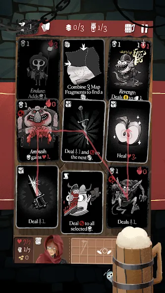 Card Crawl Adventure (Кард Кроул Приключение)  [МОД Mega Pack] Screenshot 1