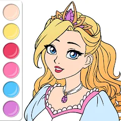 Скачать взлом Princess Coloring Book Game [МОД Menu] на Андроид