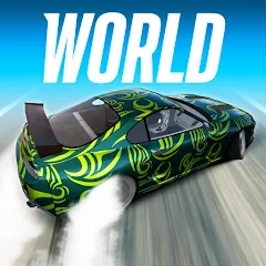 Скачать взлом Drift Max World - Racing Game (Дрифт Макс Ворлд)  [МОД Бесконечные монеты] на Андроид