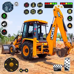 Скачать взлом JCB Excavator Construction 3D [МОД Бесконечные монеты] на Андроид