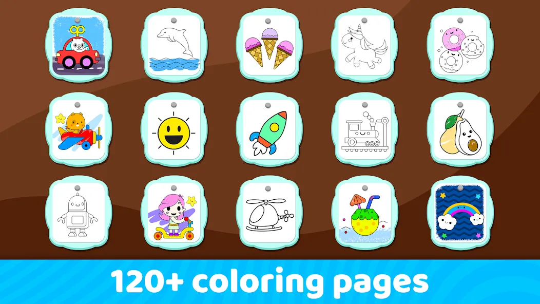 Toddler Coloring Book For Kids  [МОД Все открыто] Screenshot 4