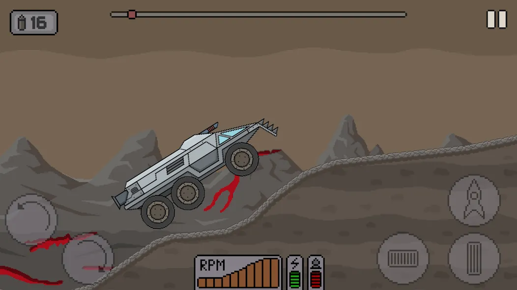 Death Rover: Space Zombie Race (Дэт Ровер)  [МОД Много денег] Screenshot 5