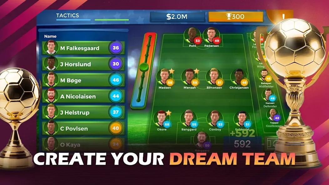 Pro 11 - Soccer Manager Game (Про 11)  [МОД Unlimited Money] Screenshot 1