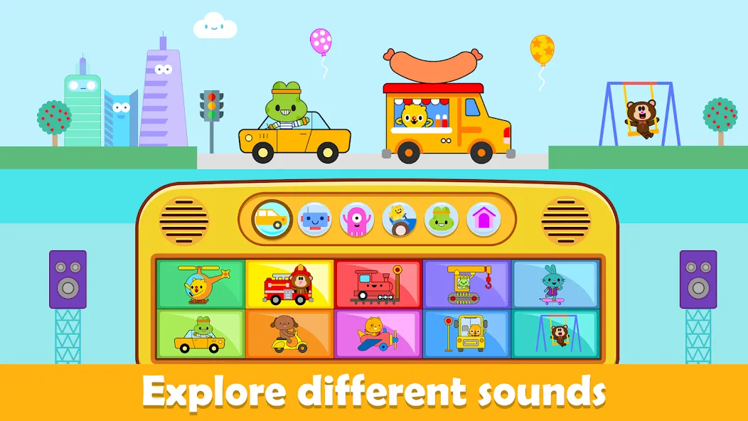 Baby Piano Kids Music Games  [МОД Много монет] Screenshot 2