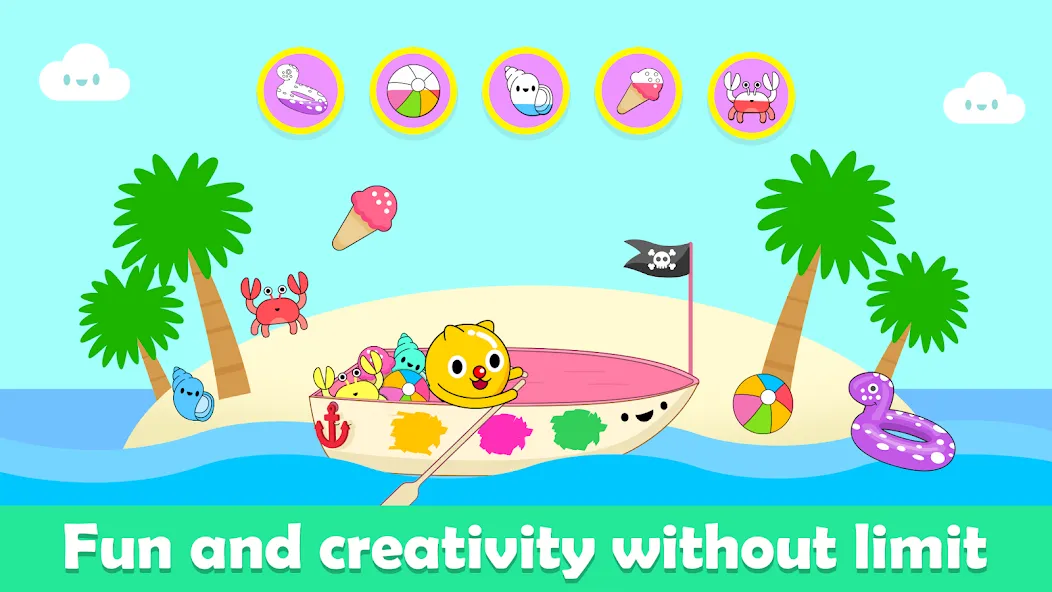 Baby Piano Kids Music Games  [МОД Много монет] Screenshot 4