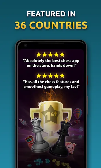 Chess Stars Multiplayer Online (Чесс Старс)  [МОД Mega Pack] Screenshot 1