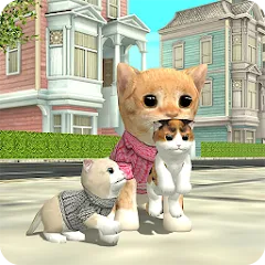 Скачать взлом Cat Sim Online: Play with Cats [МОД Menu] на Андроид