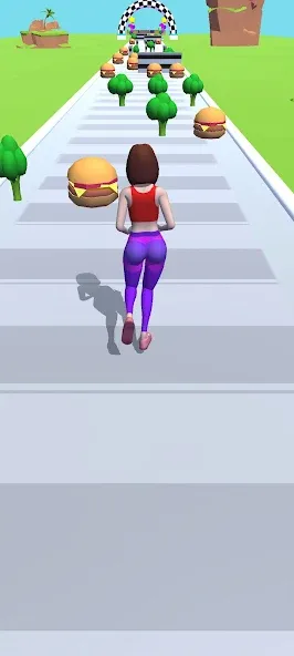 Twerk Race 3D: Belly Body Run (Тверк Рейс 3D)  [МОД Бесконечные деньги] Screenshot 1