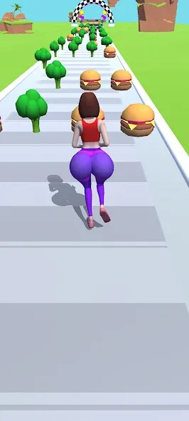 Twerk Race 3D: Belly Body Run (Тверк Рейс 3D)  [МОД Бесконечные деньги] Screenshot 2