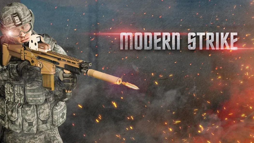 Modern Commando FPS Army Games  [МОД Бесконечные монеты] Screenshot 1