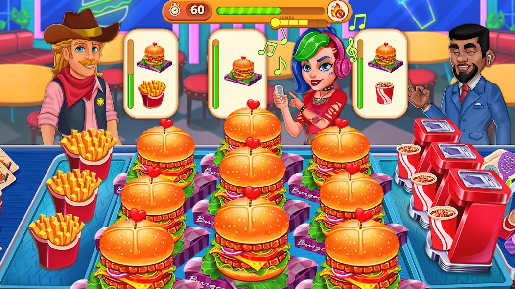 Cooking Max: Restaurant Games (Кукинг Макс)  [МОД Unlimited Money] Screenshot 4