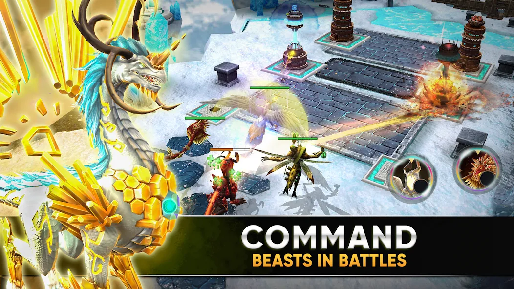 Clash of Beasts: Tower Defense (Клэш оф Бистс)  [МОД Все открыто] Screenshot 2