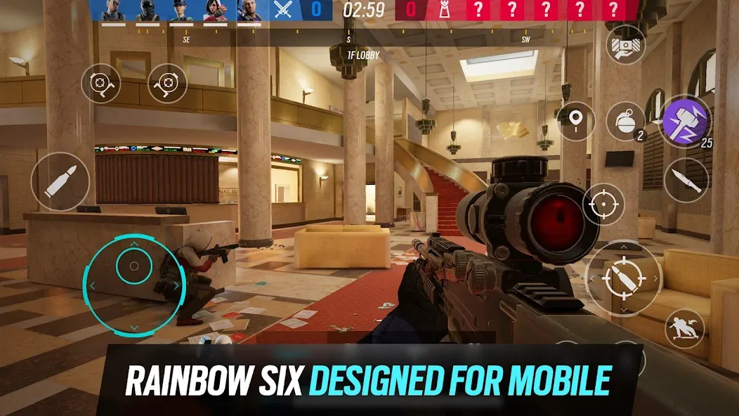 Rainbow Six Mobile (Рейнбоу Сикс Мобайл)  [МОД Все открыто] Screenshot 1