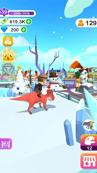 Dino Tycoon - 3D Building Game  [МОД Меню] Screenshot 5