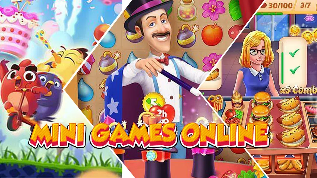 Mini Games Online (Миниигры онлайн)  [МОД Unlimited Money] Screenshot 1