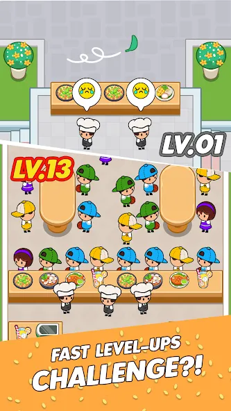 Food Fever: Restaurant Tycoon (Фуд Фивер)  [МОД Menu] Screenshot 1