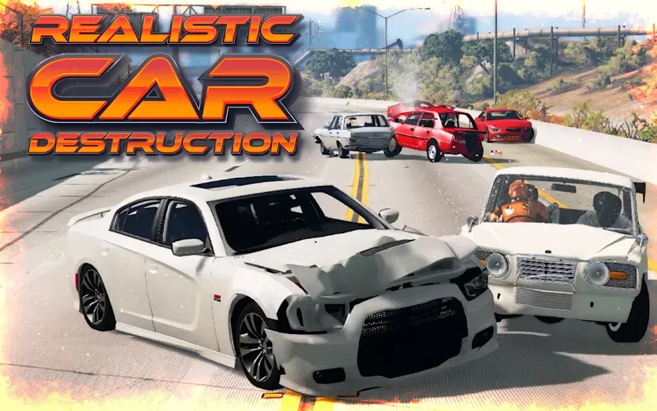 Highway Crash Car Race  [МОД Mega Pack] Screenshot 5