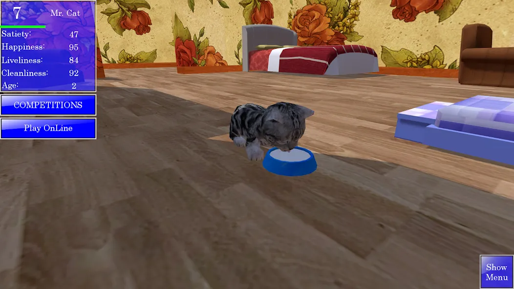 Cute Pocket Cat 3D (Сьют Покет Кэт 3Д)  [МОД Unlocked] Screenshot 4