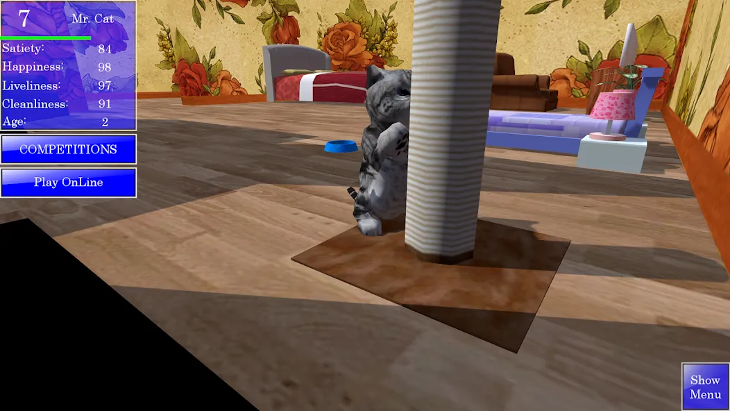 Cute Pocket Cat 3D (Сьют Покет Кэт 3Д)  [МОД Unlocked] Screenshot 5