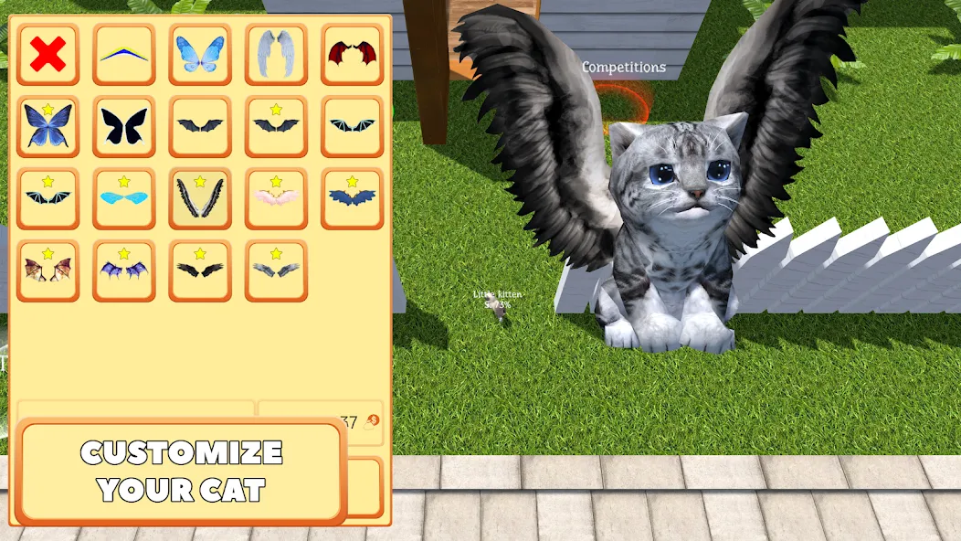 Cute Pocket Cat 3D - Part 2 (Сьют Покет Кэт 3Д)  [МОД Menu] Screenshot 2