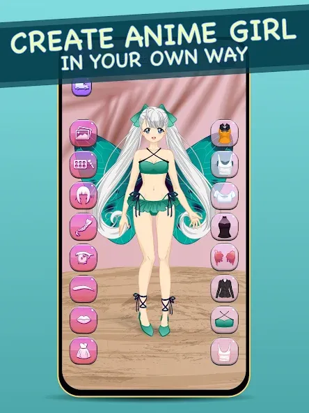 Anime Dress Up for Adults  [МОД Бесконечные деньги] Screenshot 2