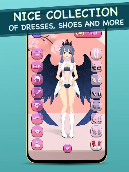 Anime Dress Up for Adults  [МОД Бесконечные деньги] Screenshot 3