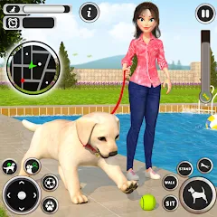 Скачать взлом Dog Simulator Pet Dog Games 3D [МОД Unlocked] на Андроид