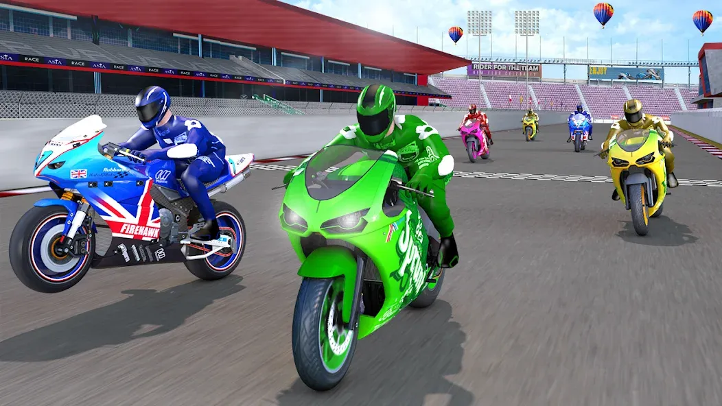 3D Bike Racing Games Offline  [МОД Меню] Screenshot 4