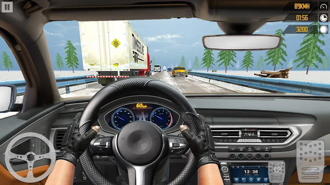 VR Traffic Racing In Car Drive (ВР Трафик Гонки на Автомобиле Вождения)  [МОД Menu] Screenshot 5