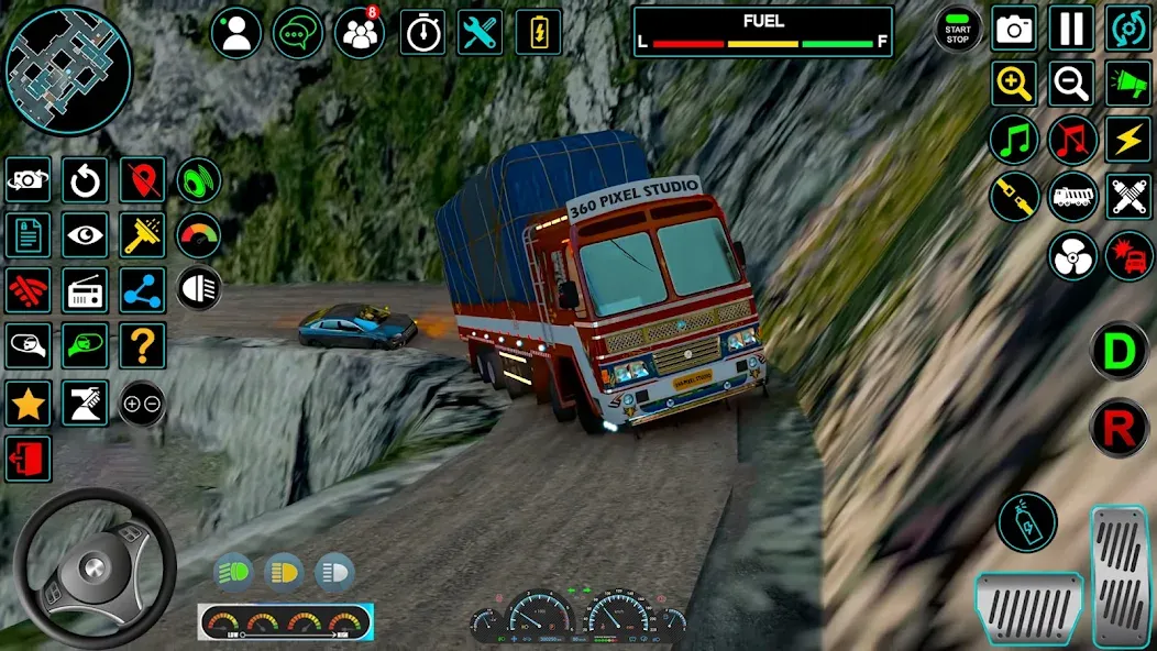 Indian Truck Offroad Cargo Sim (Индийский грузовик   )  [МОД Mega Pack] Screenshot 1