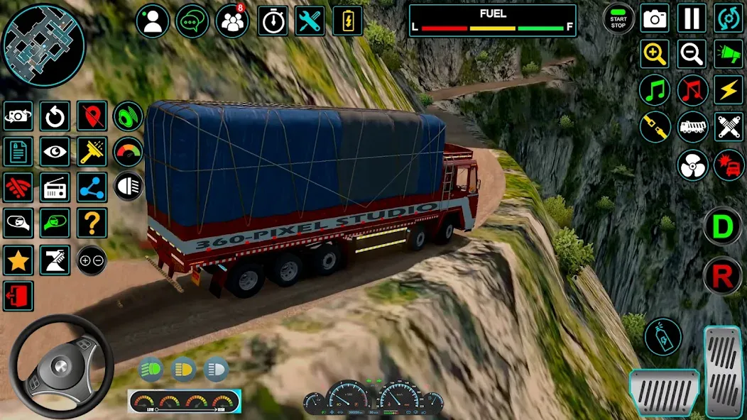 Indian Truck Offroad Cargo Sim (Индийский грузовик   )  [МОД Mega Pack] Screenshot 5