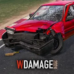 Скачать взлом WDAMAGE: Car Crash (ВДАМАГЕ) [МОД Бесконечные деньги] на Андроид