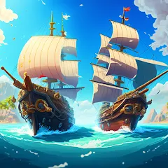 Скачать взлом Pirate Raid - Caribbean Battle (Пиратское налетении) [МОД Много монет] на Андроид