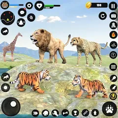 Скачать взлом Tiger Simulator Animal Games (Тигровый симулятор игры с животными) [МОД Много денег] на Андроид