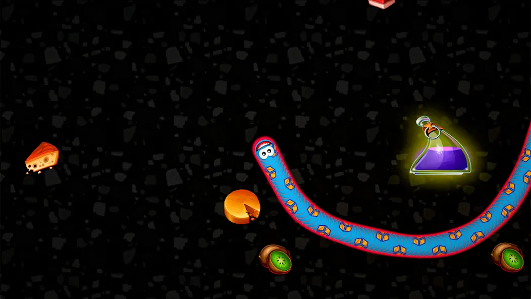 Worms Zone .io - Hungry Snake  [МОД Все открыто] Screenshot 4