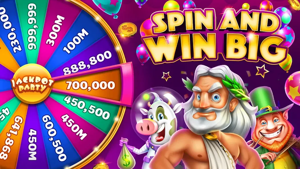 Jackpot Party Casino Slots (Джекпот Пати)  [МОД Unlocked] Screenshot 1