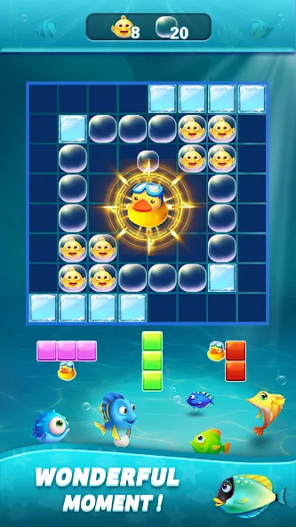 Block Ocean 1010 Puzzle Games (Блок Океан 1010 Головоломки)  [МОД Mega Pack] Screenshot 4