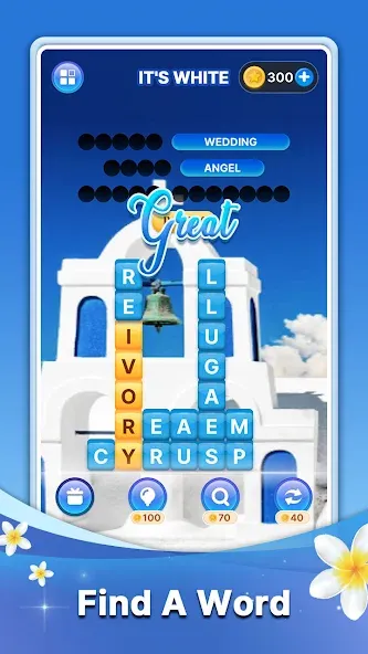 Word Search Block Puzzle Game  [МОД Бесконечные монеты] Screenshot 1