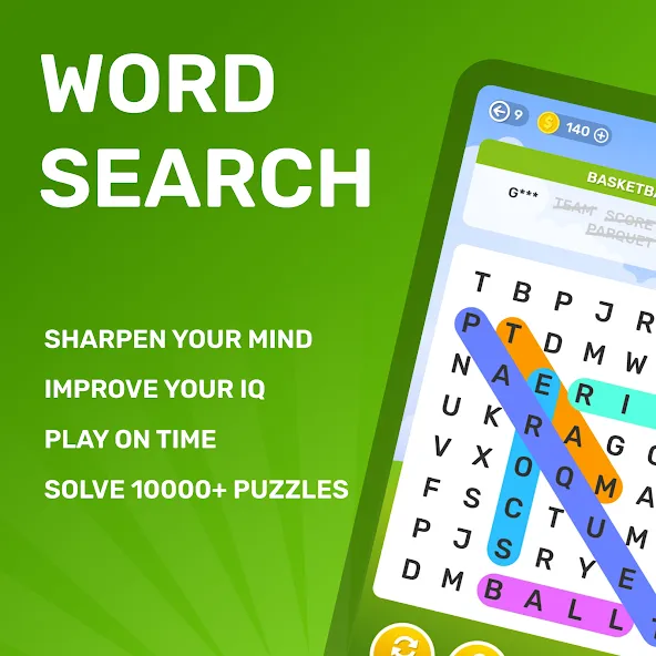 Word Search Puzzle Game  [МОД Unlimited Money] Screenshot 1