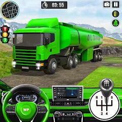 Скачать взлом Offroad Oil Tanker Truck Games (Оффроуд Игры на машинецистерне для нефти)  [МОД Все открыто] на Андроид