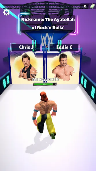 Wrestling Trivia Run (Рестлинг Тривия Ран)  [МОД Unlimited Money] Screenshot 1