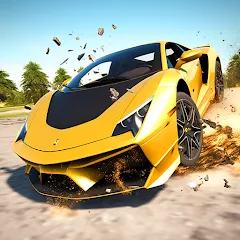 Скачать взлом Car Crash: 3D Mega Demolition (Кар краш) [МОД Бесконечные деньги] на Андроид