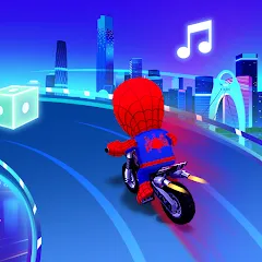 Скачать взлом Beat Racing:Car&Music game (Бит Кар Гонки игра музыки )  [МОД Бесконечные монеты] на Андроид