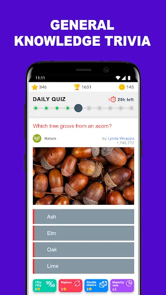 QuizzClub. Quiz & Trivia game (КвиззКлуб)  [МОД Бесконечные деньги] Screenshot 1