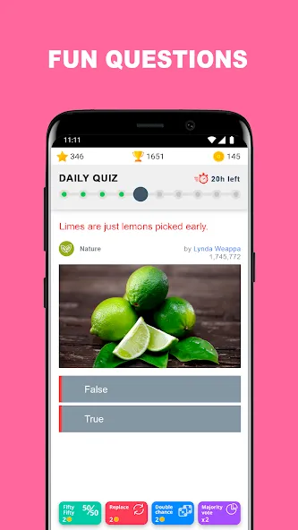 QuizzClub. Quiz & Trivia game (КвиззКлуб)  [МОД Бесконечные деньги] Screenshot 2