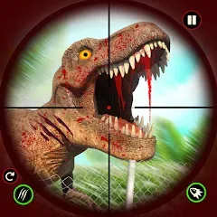 Скачать взлом Dino Hunting Sniper Shooter 3D [МОД Все открыто] на Андроид