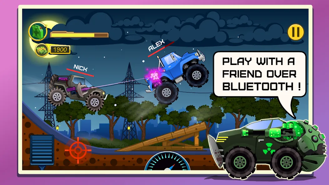 Mad Hill Racing: Bluetooth (Мад Хилл Рейсинг)  [МОД Unlimited Money] Screenshot 1