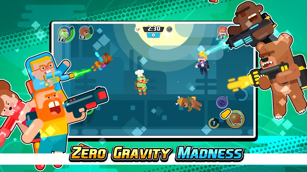 Gravity Brawl: Hero Shooter  [МОД Menu] Screenshot 1