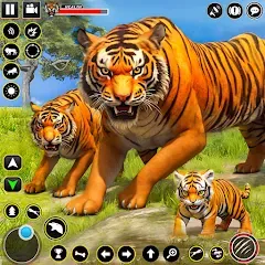 Скачать взлом Tiger Simulator Lion games 3D (Тигровый Симулятор Игр Льва 3D) [МОД Бесконечные деньги] на Андроид